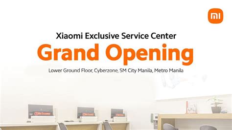 Xiaomi opens Exclusive Service Center in Manila.